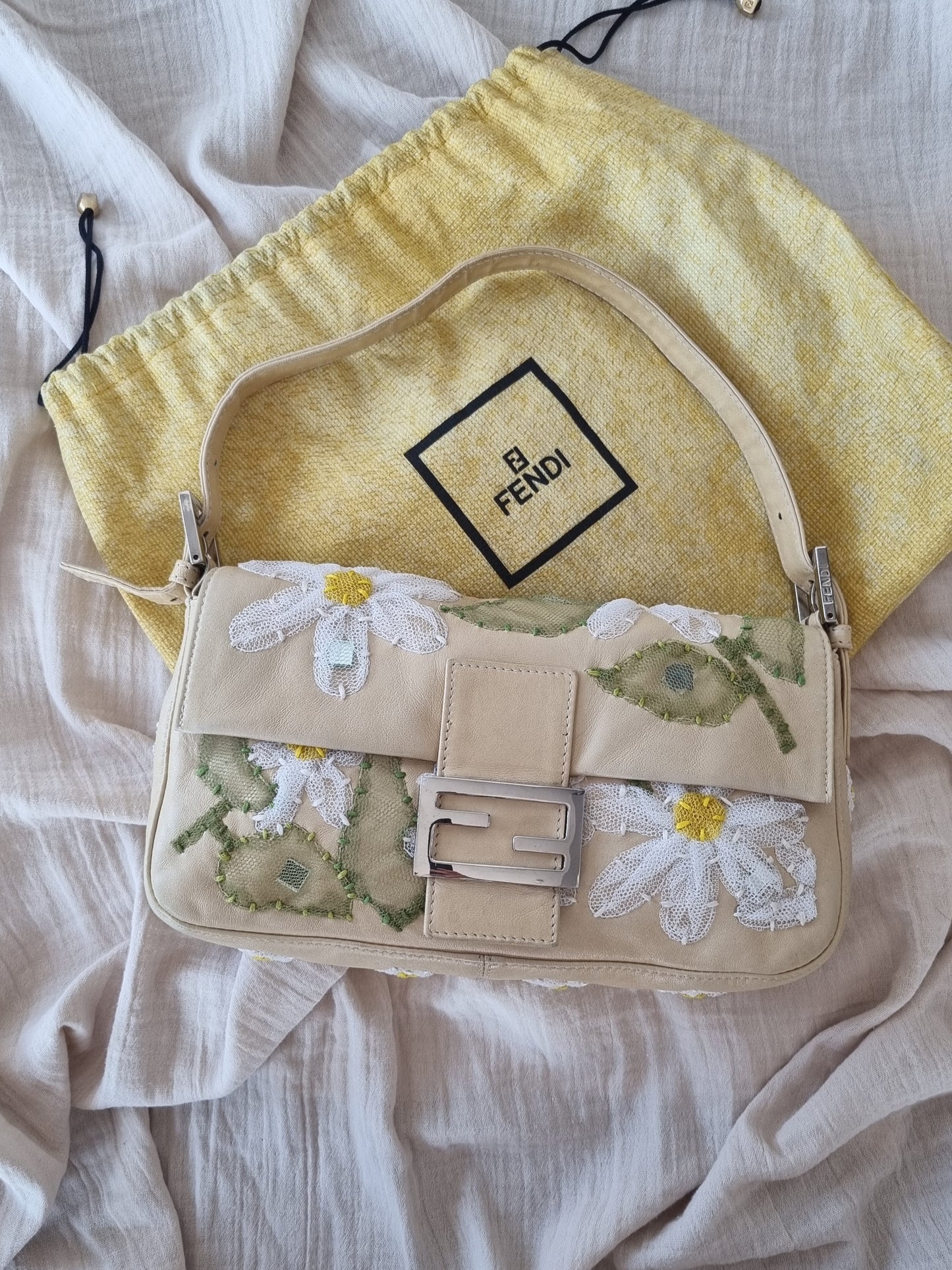 Fendi Baguette Flower
