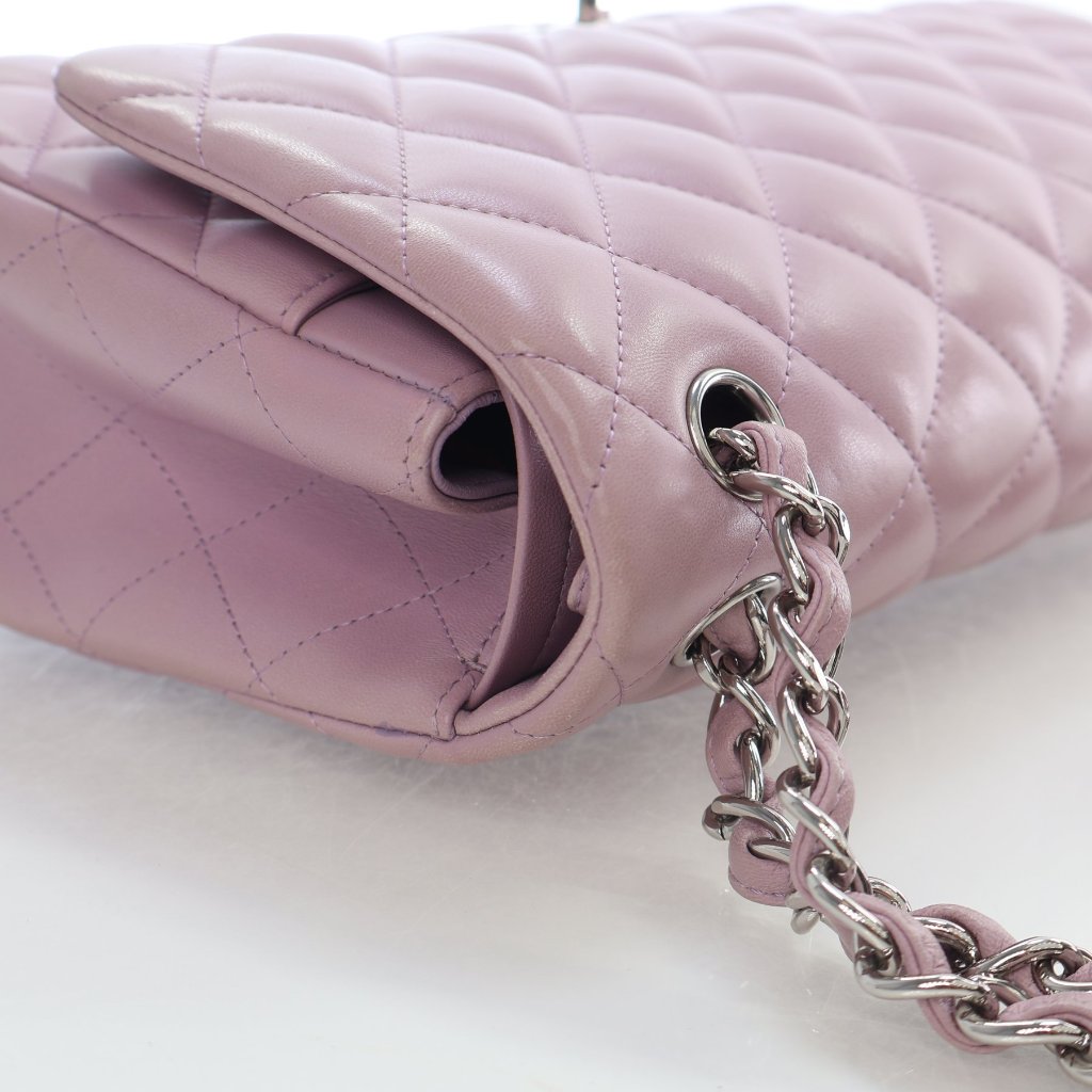 Chanel Jumbo Lilac Classic Double Flap