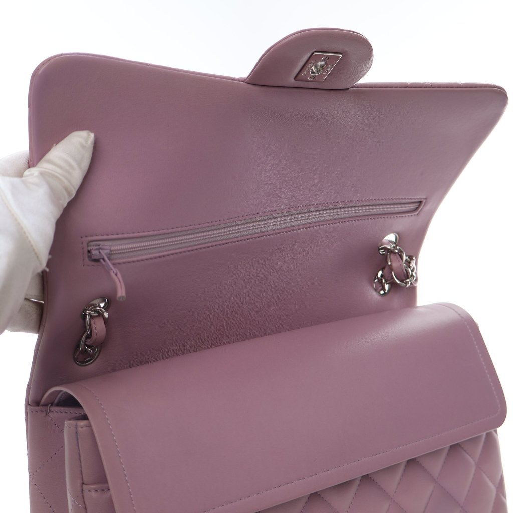 Chanel Jumbo Lilac Classic Double Flap
