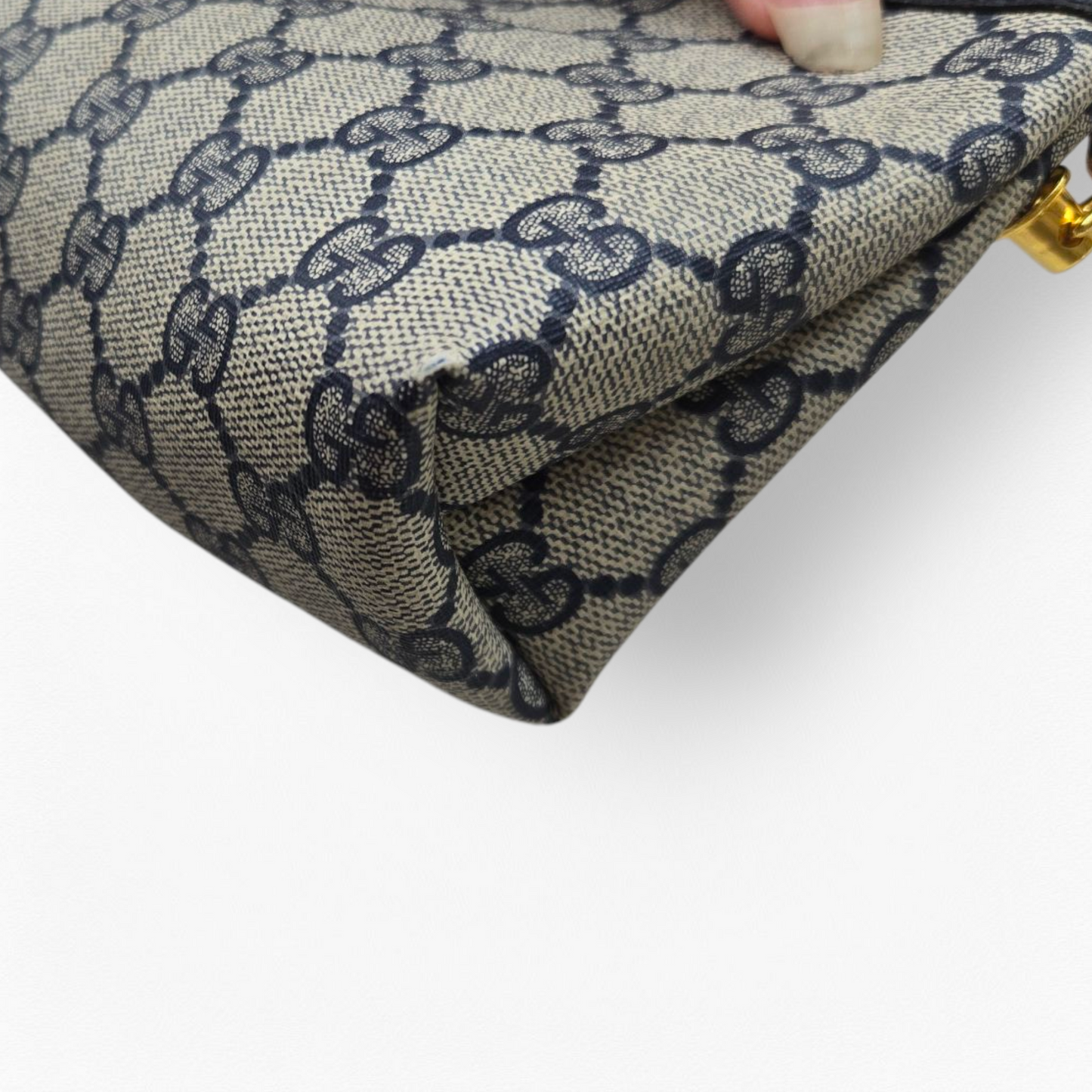 Gucci Upcycled Blue Purse