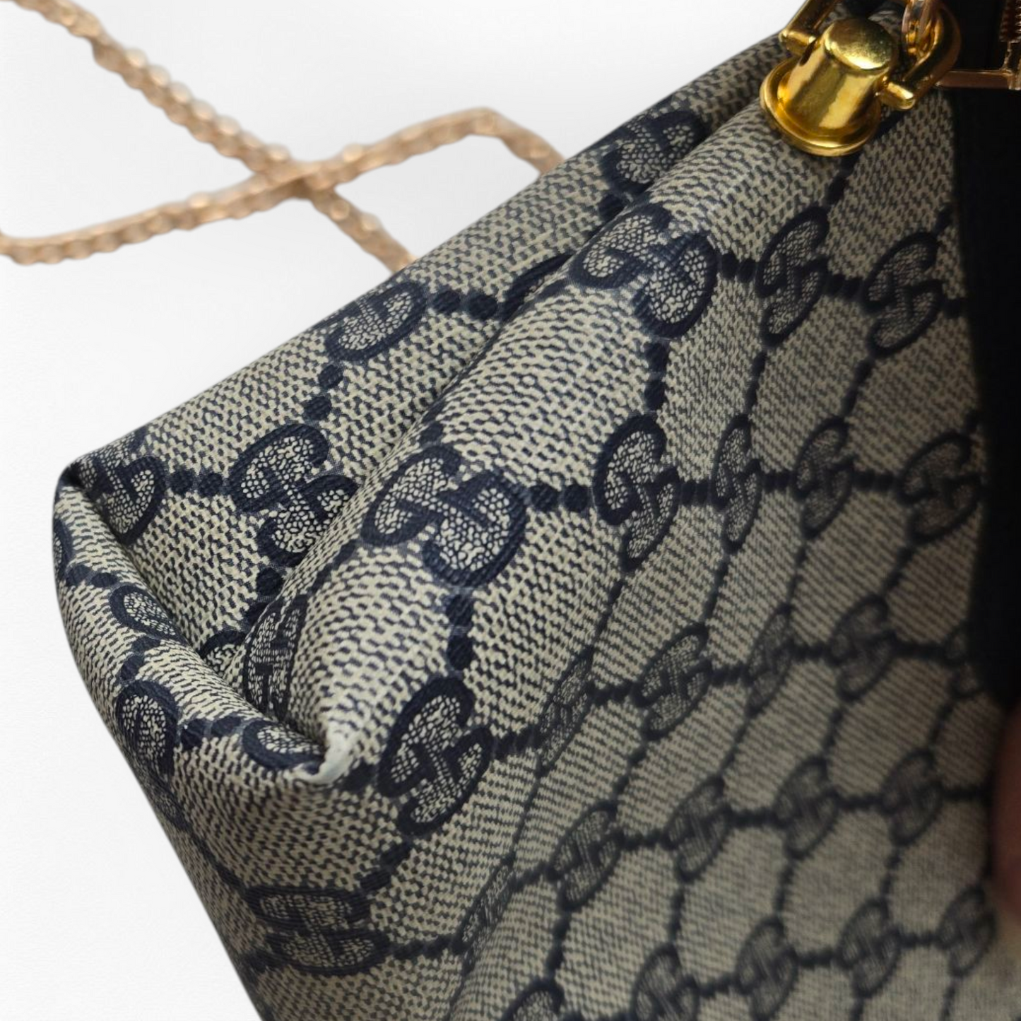 Gucci Upcycled Blue Purse