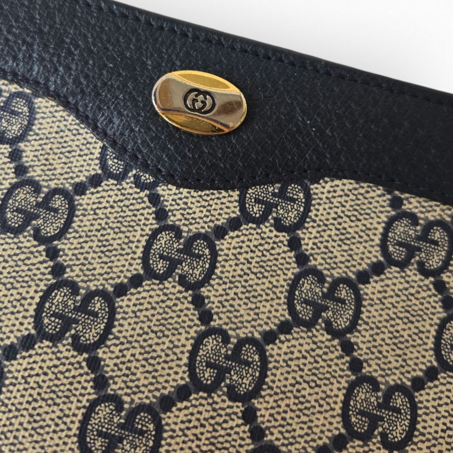 Gucci Upcycled Blue Purse