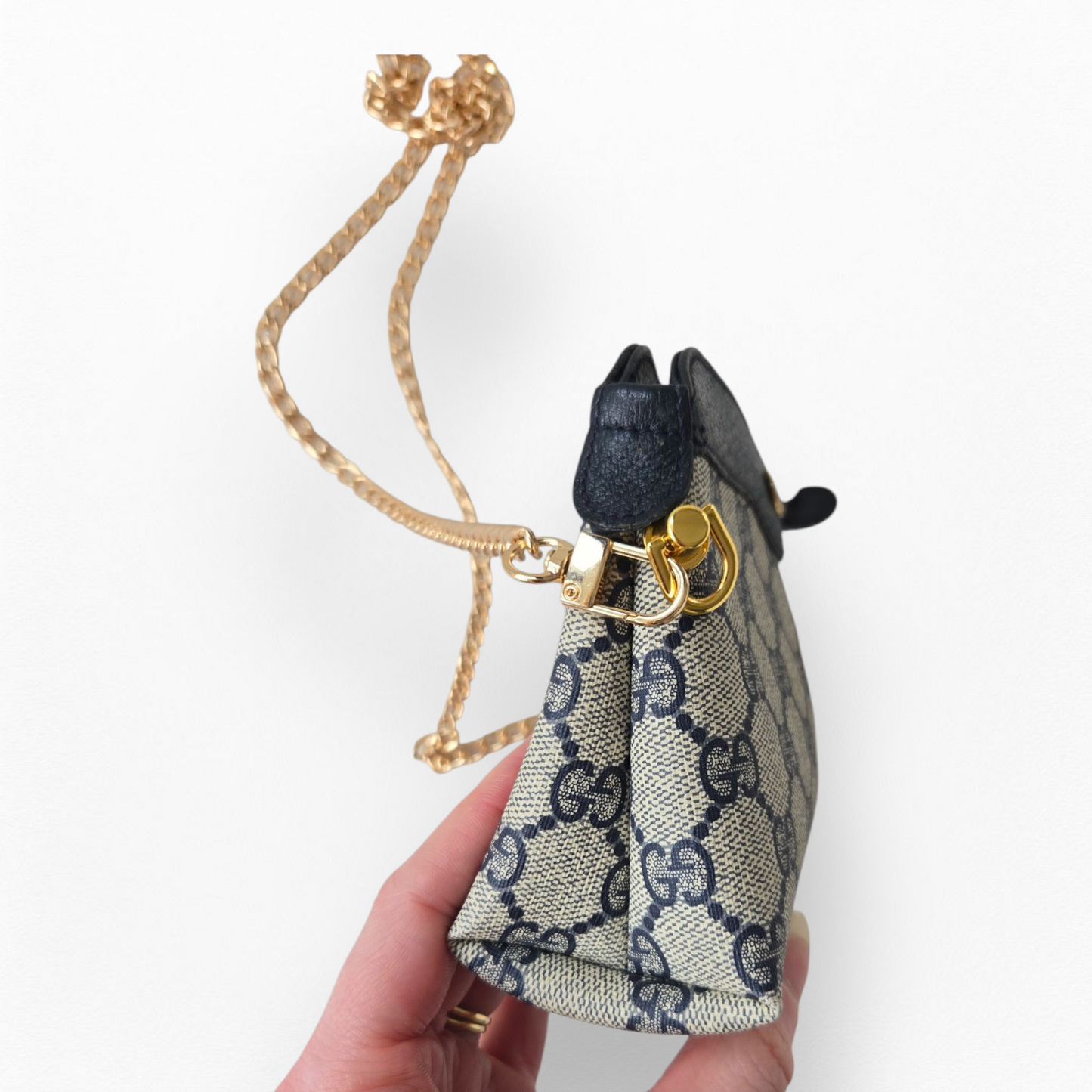 Gucci Upcycled Blue Purse