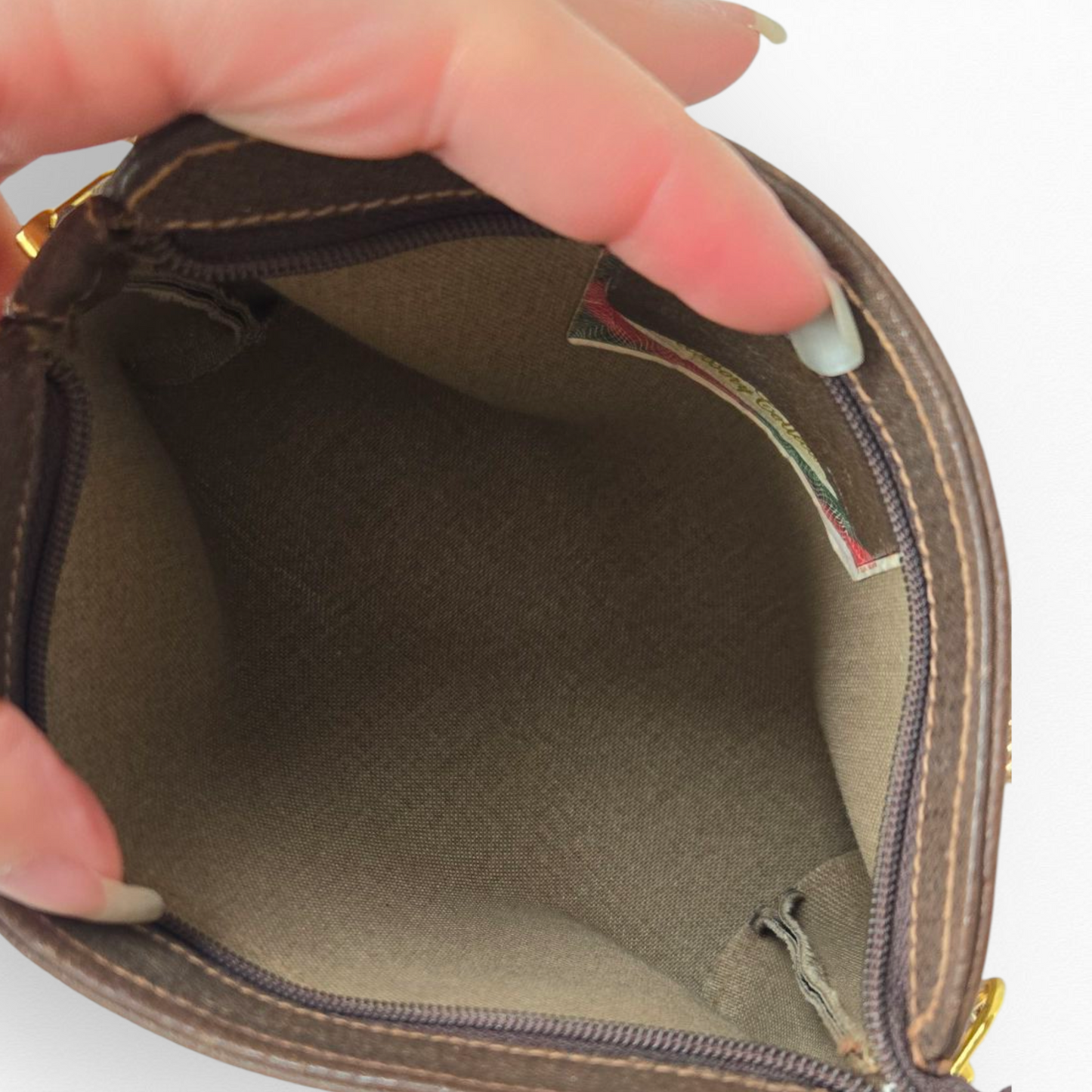 Gucci Upcycled Brown Purse