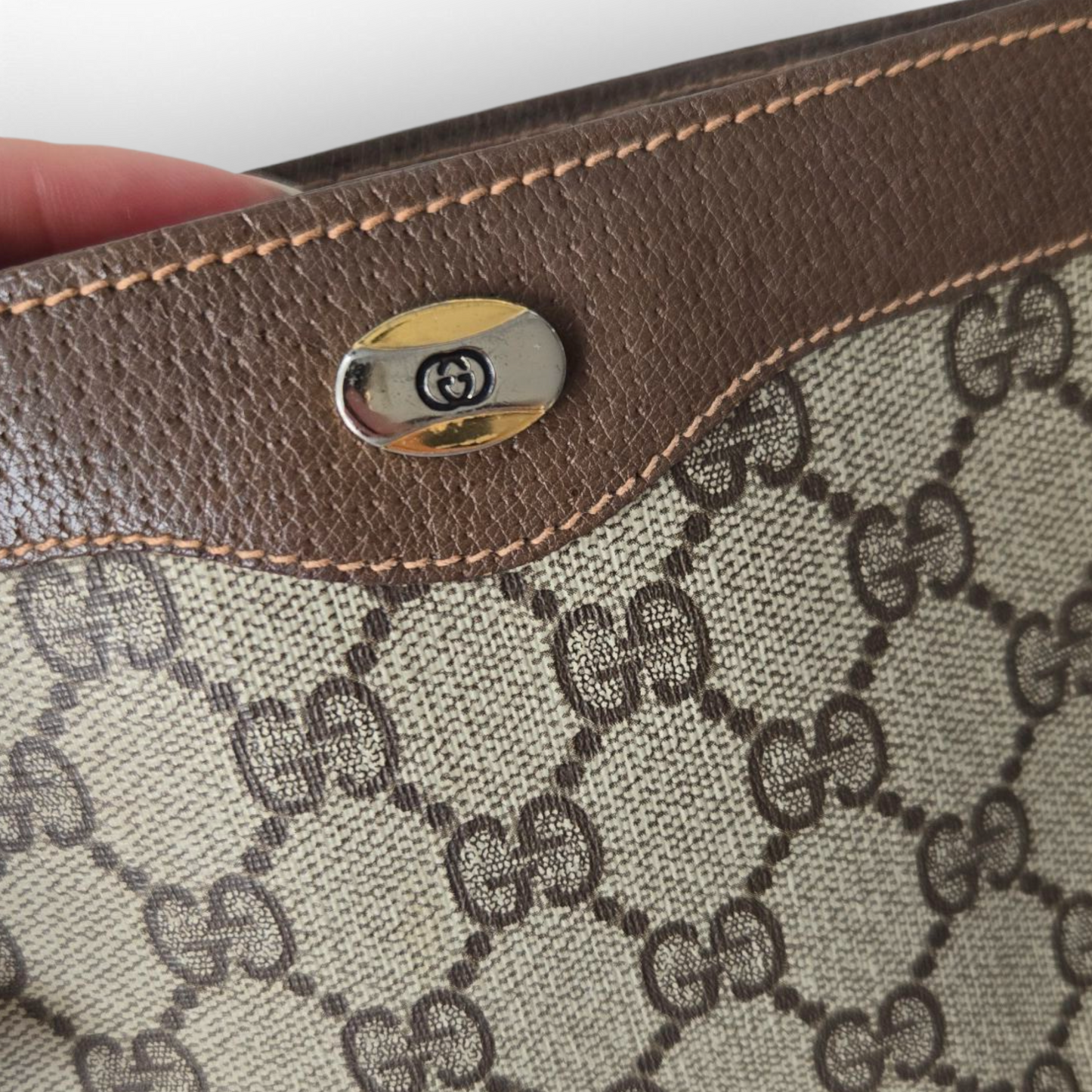 Gucci Upcycled Brown Purse