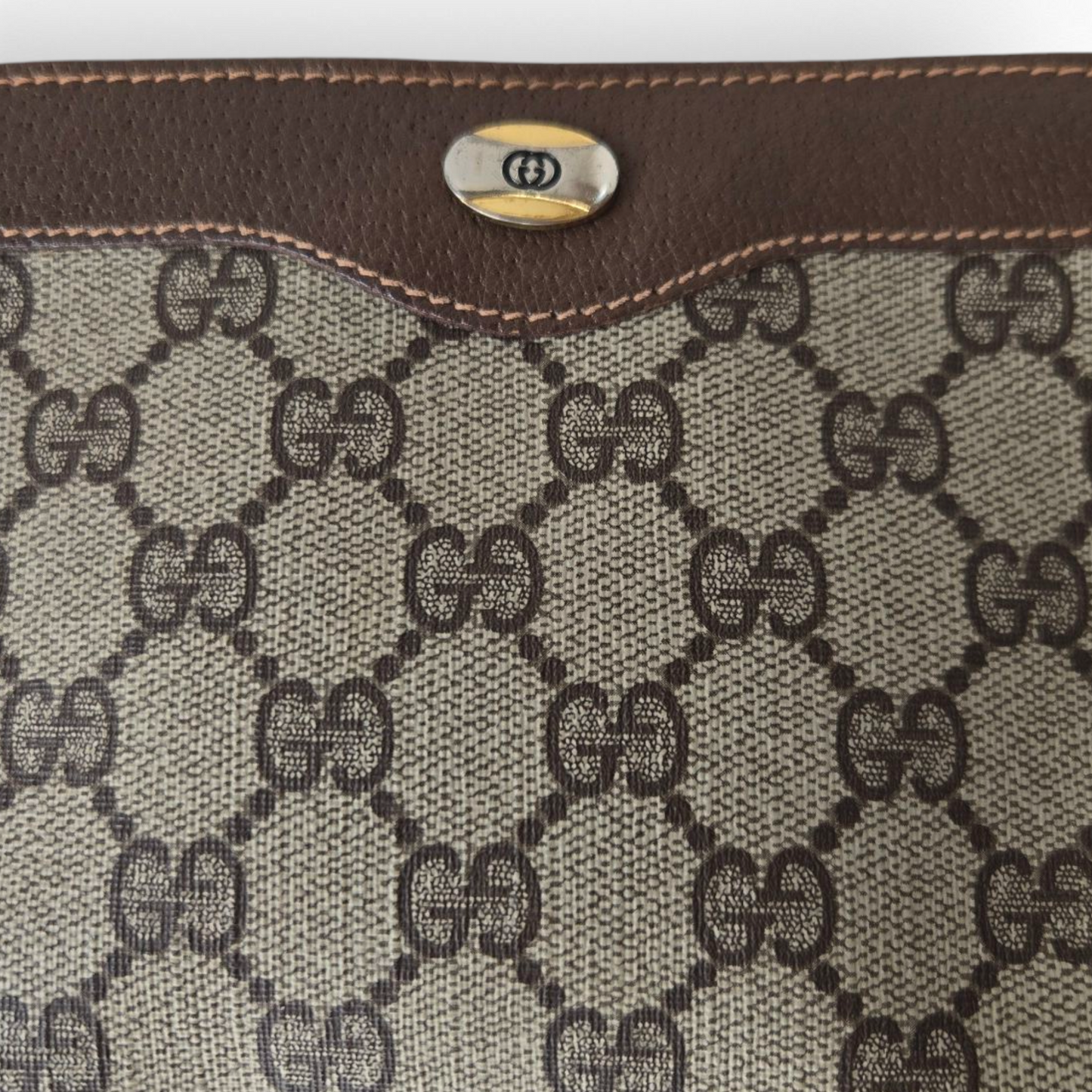 Gucci Upcycled Brown Purse
