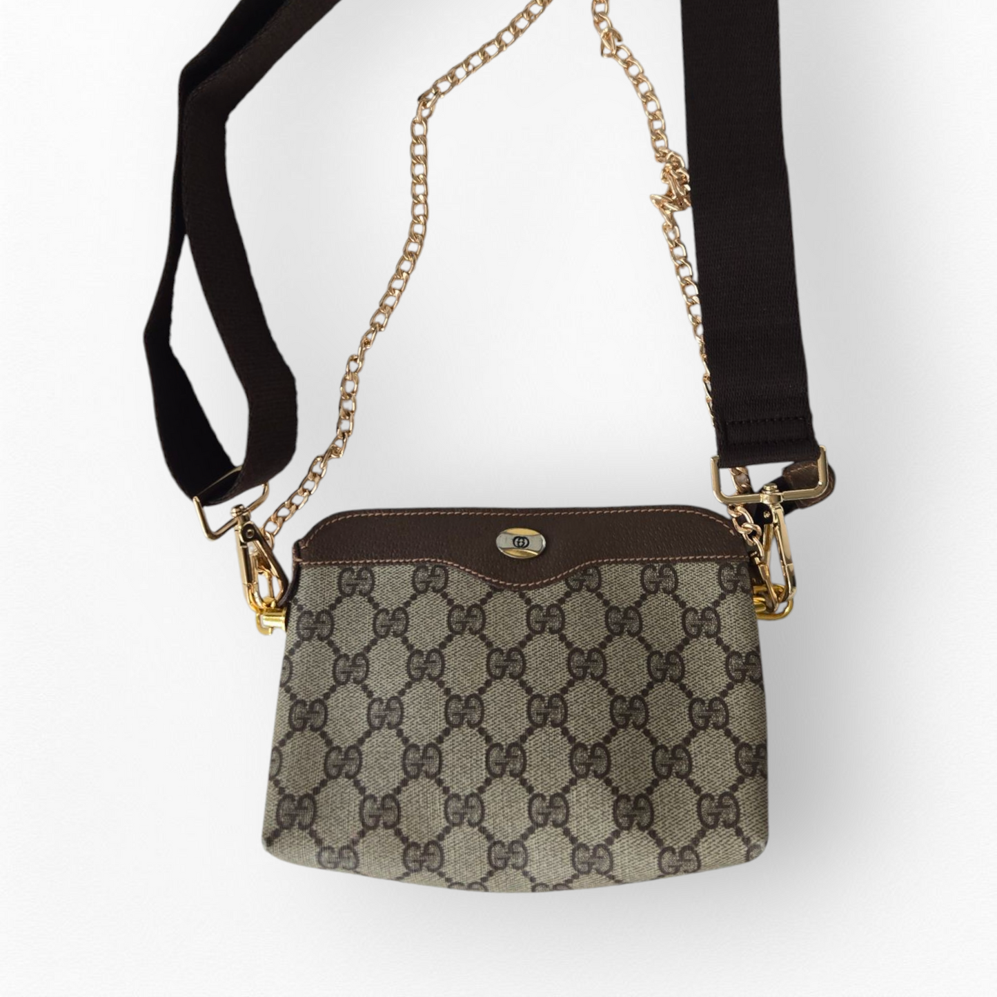 Gucci Upcycled Brown Purse