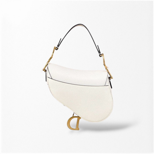 Dior Mini Saddle White with Strap