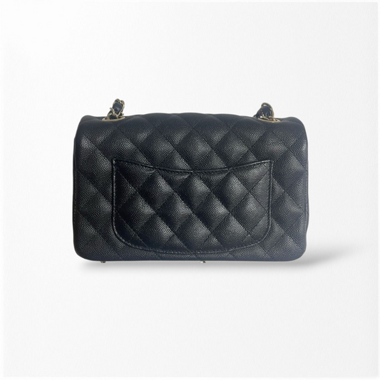 Chanel Mini Rectangular Flap Bag Caviar