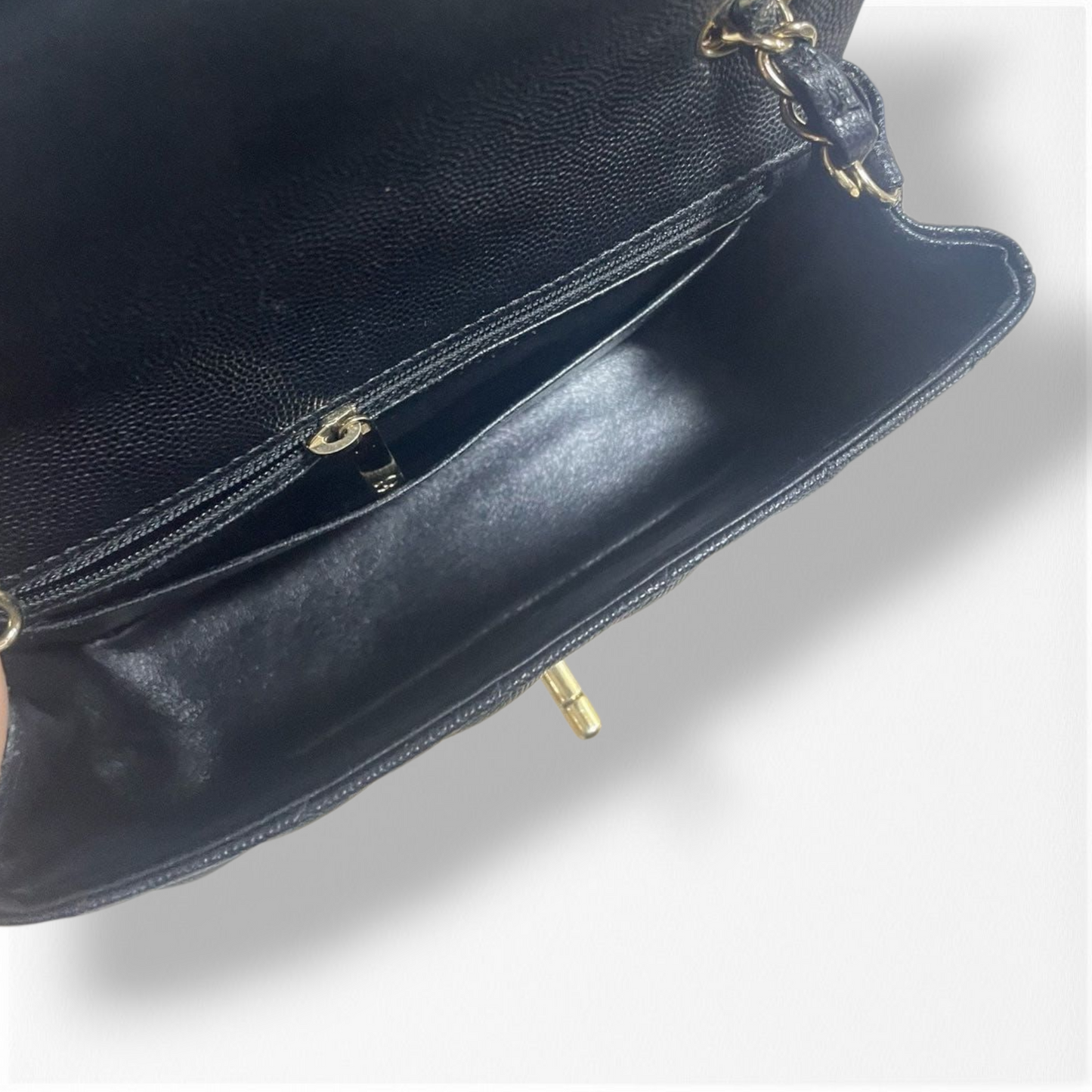 Chanel Mini Rectangular Flap Bag Caviar