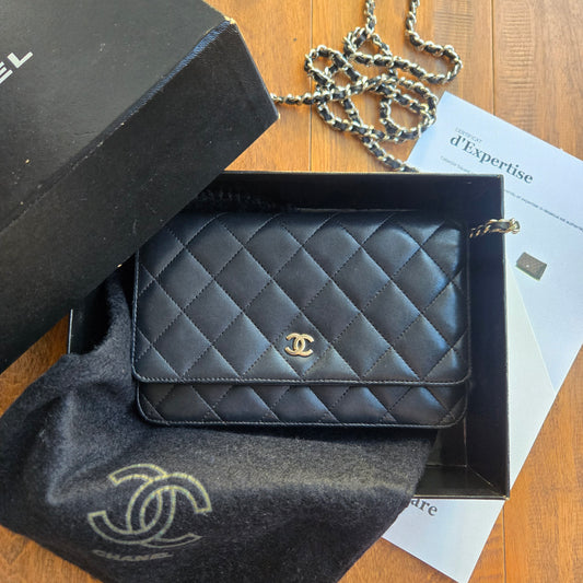Chanel Wallet On Chain Lambskin Leather