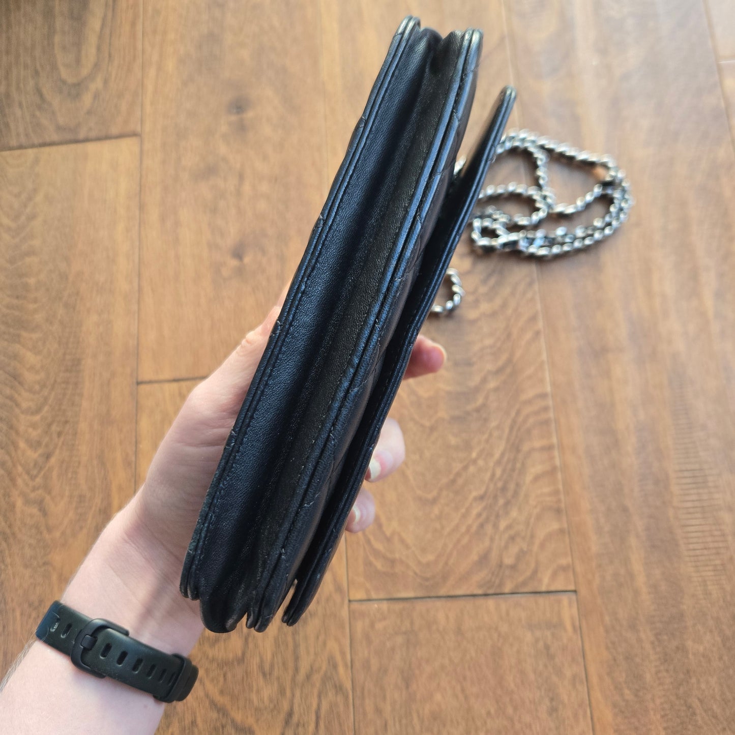 Chanel Wallet On Chain Lambskin Leather