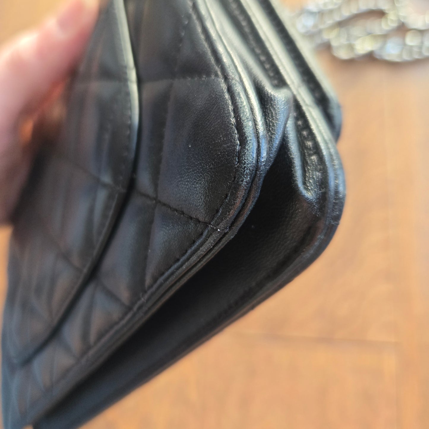 Chanel Wallet On Chain Lambskin Leather