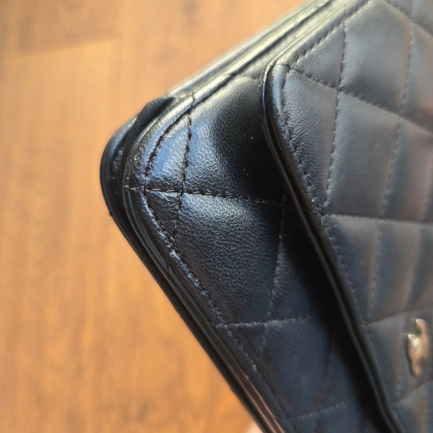 Chanel Wallet On Chain Lambskin Leather