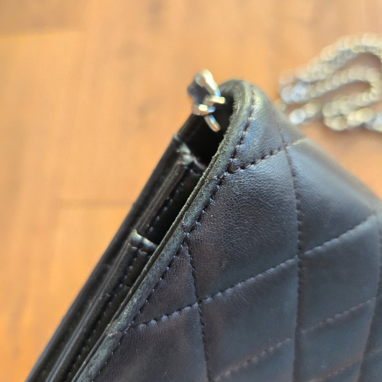 Chanel Wallet On Chain Lambskin Leather