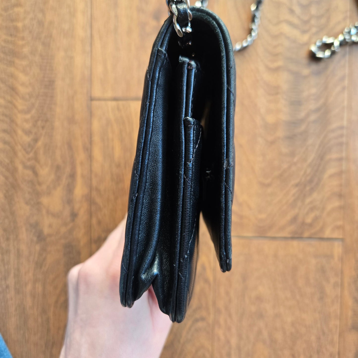 Chanel Wallet On Chain Lambskin Leather