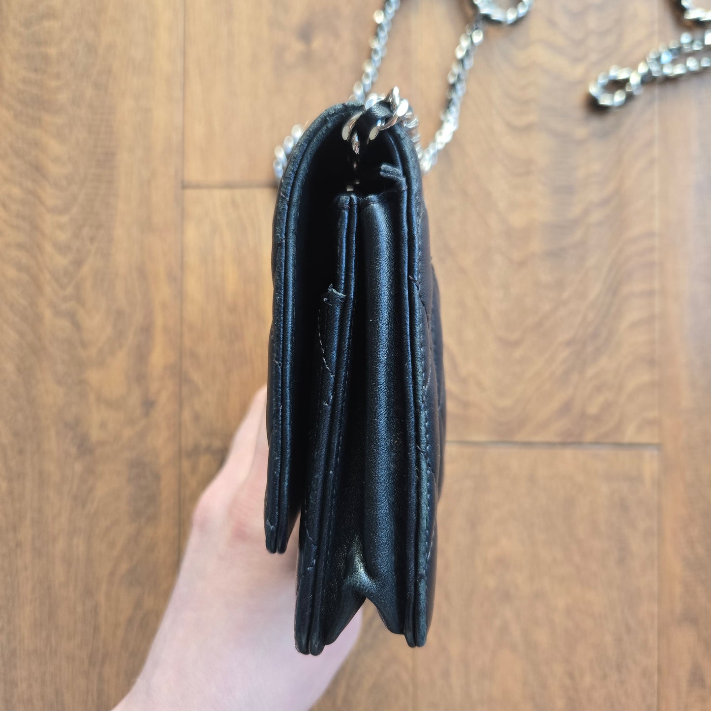 Chanel Wallet On Chain Lambskin Leather