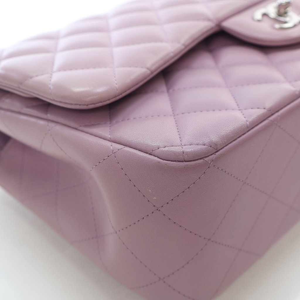 Chanel Jumbo Lilac Classic Double Flap