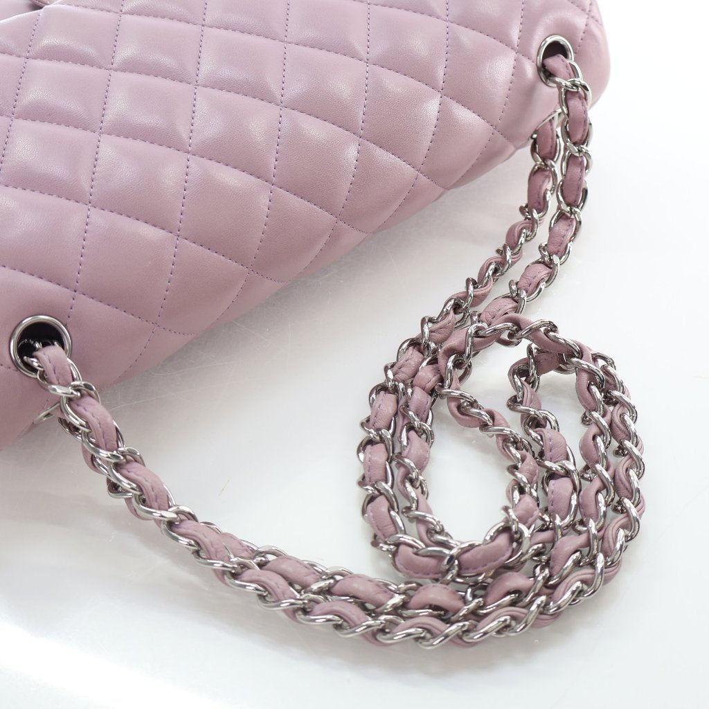 Chanel Jumbo Lilac Classic Double Flap