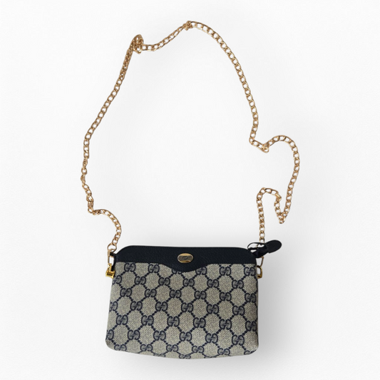 Gucci Upcycled Blue Purse