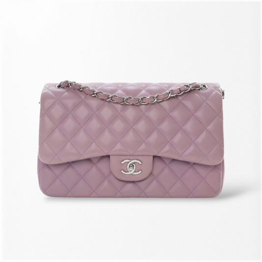 Chanel Jumbo Lilac Classic Double Flap
