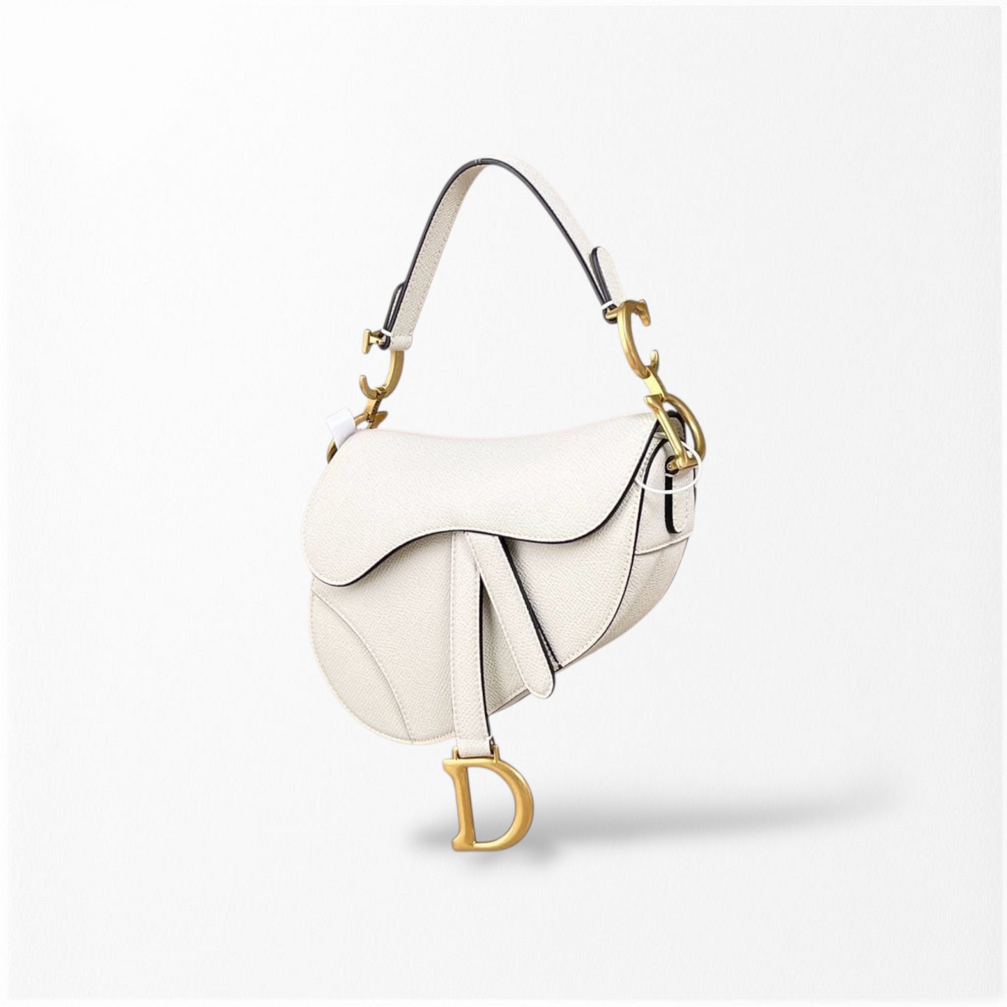 Dior Mini Saddle White with Strap