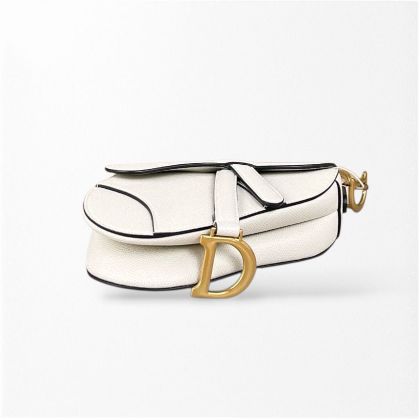Dior Mini Saddle White with Strap